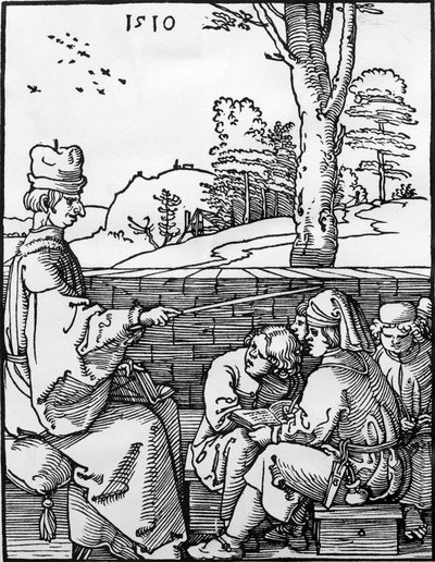 Die Schulstunde, 1510 von Albrecht Dürer